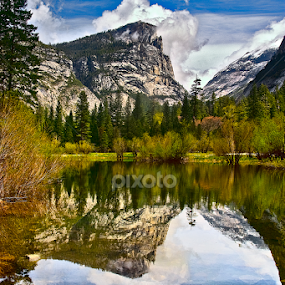 Mirror Lake, Yosemite California by Patrick Flood - Landscapes Mountains & Hills