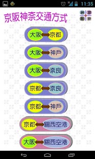 Free Download 京阪神奈交通（京都、大阪、神戶、奈良，關西，日本） APK for Android