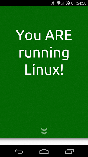 Am I Running Linux