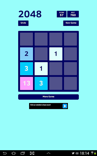 2048 Blue Fibonacci