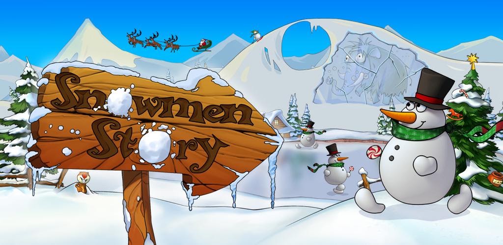 Snowmen Story.QVGA HD Armv6 Android Game
