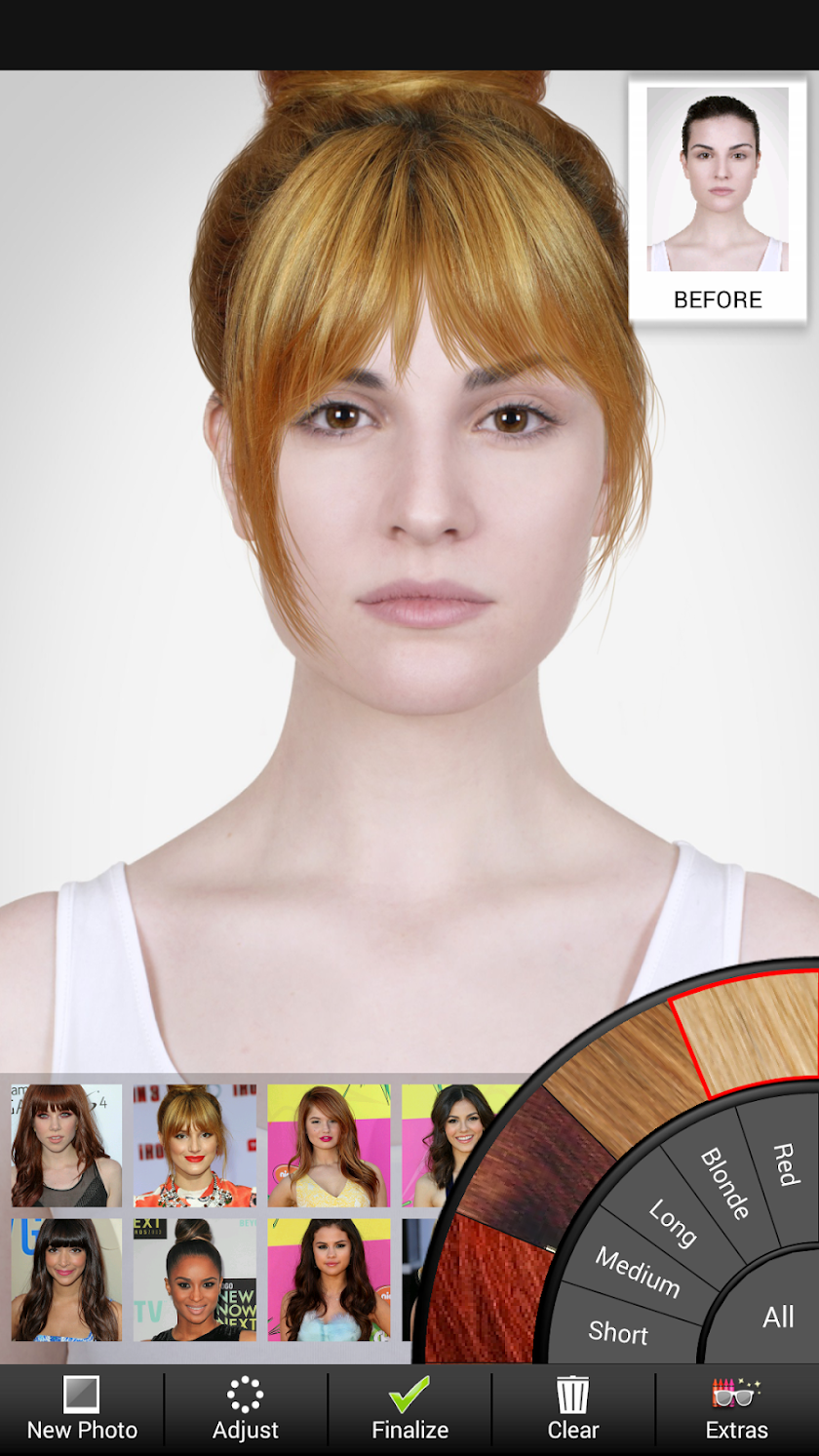 Celebrity Hairstyle Salon Screen 2