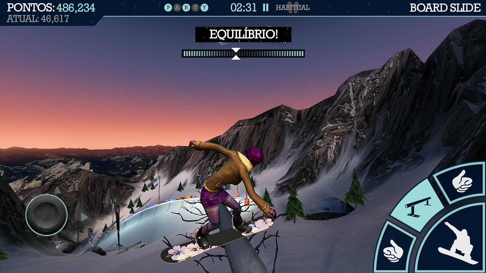   Snowboard Party: captura de tela 