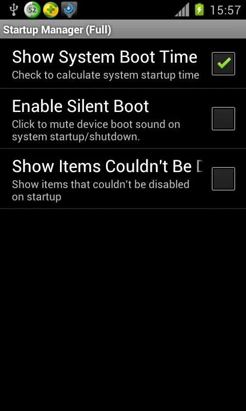 Startup Manager (Free) - screenshot