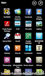 Launcher 8 theme:Color 3 poster 2