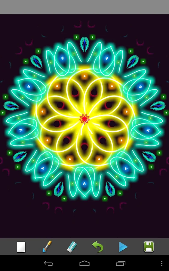 Magia Kaleidoscope Pintura - Screenshot
