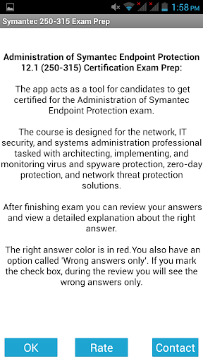 【免費教育App】Symantec 250-315 Exam Prep-APP點子