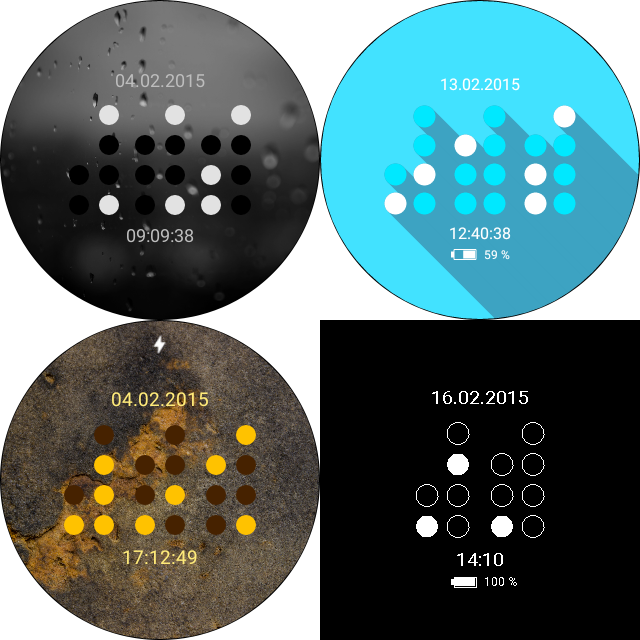 BWF - Binary Watch Face Screen 3
