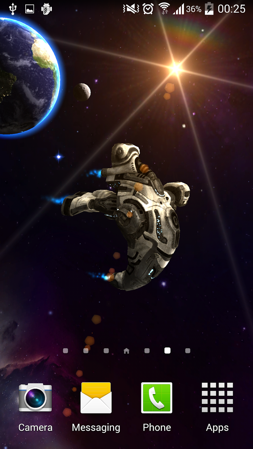 Space Explorer - PRO LWP Screen 3