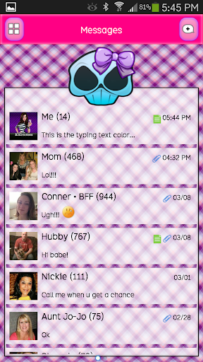免費下載個人化APP|GO SMS - Girly Skulls 5 app開箱文|APP開箱王