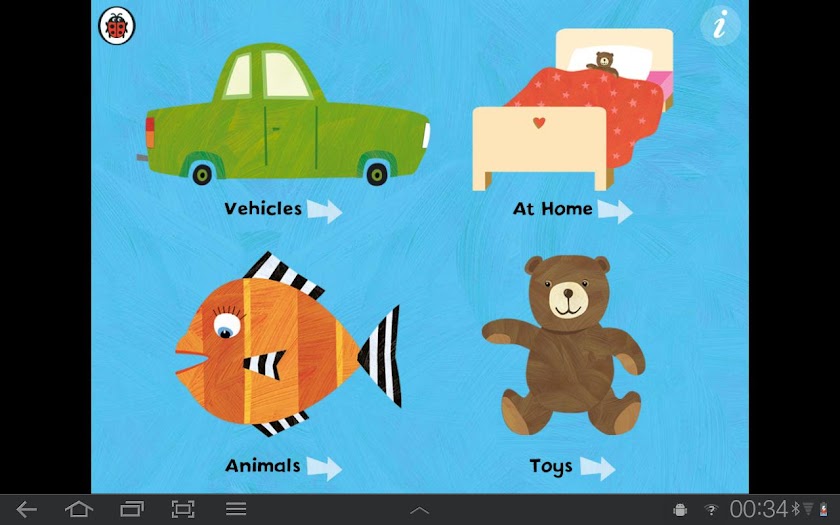 Ladybird First Words Screen 1