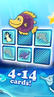 Free Card pairs puzzle ocean animal APK