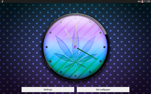 免費下載個人化APP|Rasta Weed 3D Clock app開箱文|APP開箱王
