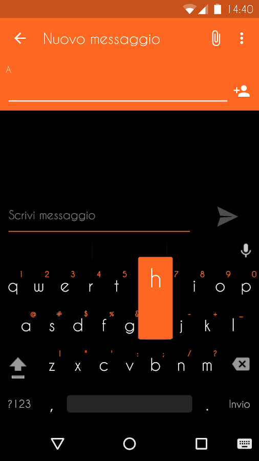 Orange Shade - CM12 Theme - screenshot
