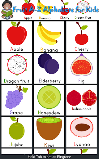 Fruit Alphabets A-Z for Kids
