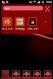 Red Theme GO Launcher EX Theme poster 3