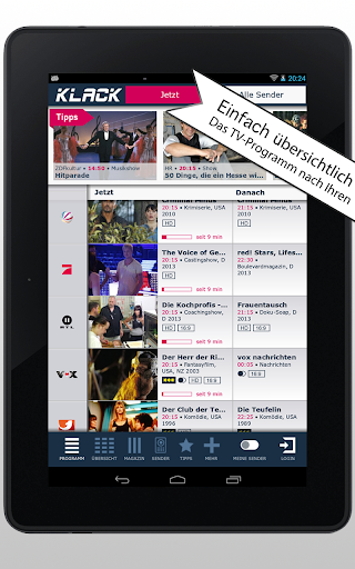 免費下載娛樂APP|KLACK TV-Programm (Tablet) app開箱文|APP開箱王