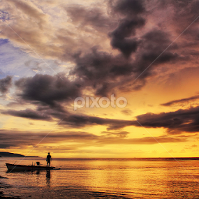 Dipagi hari by Jimmy Papia - Landscapes Sunsets & Sunrises