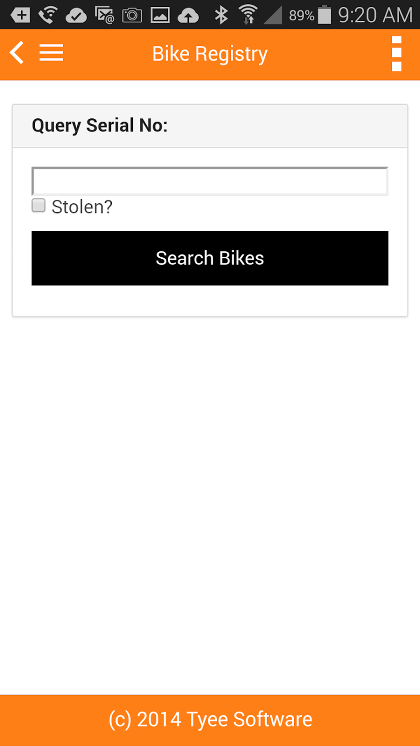 BikeReg Screen 2