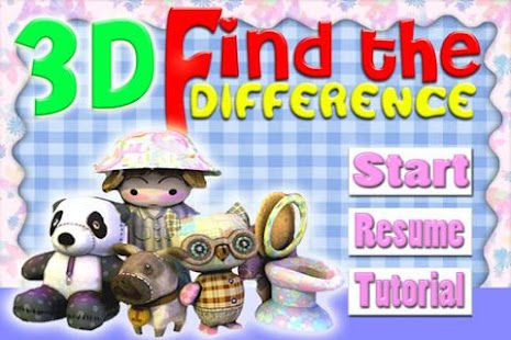3D Find the Difference