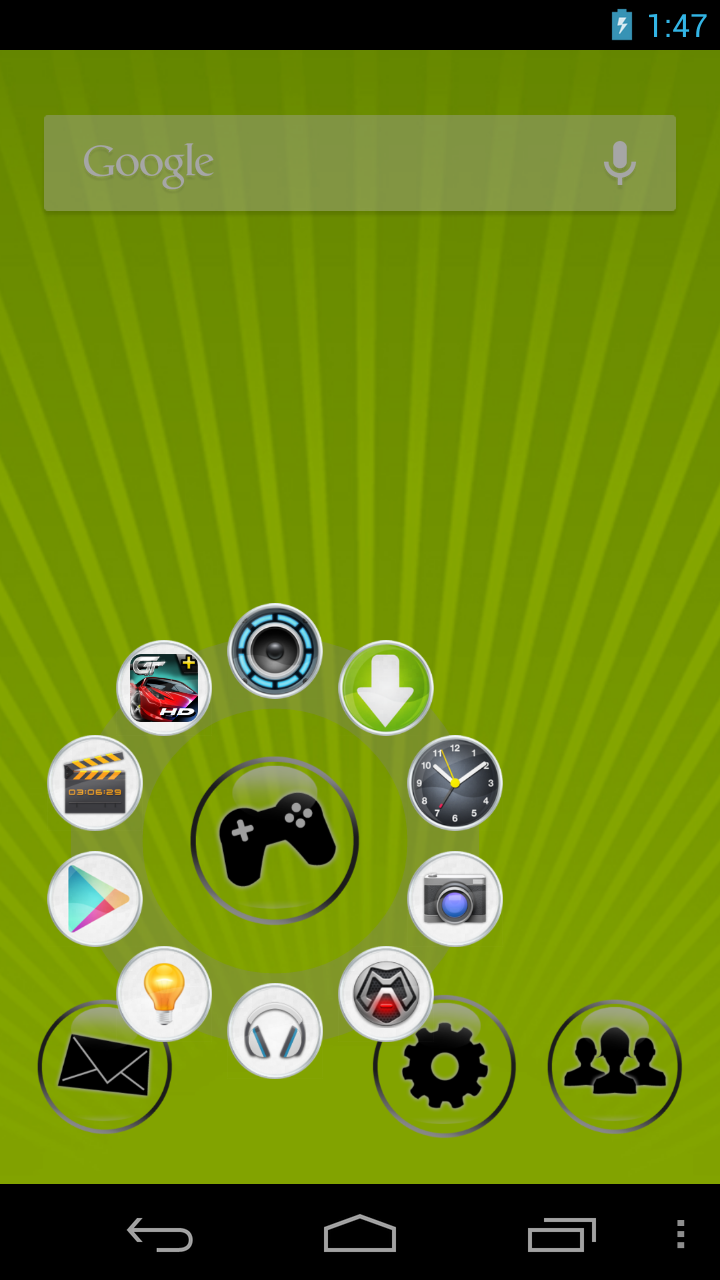 CircleLauncher Screen 3