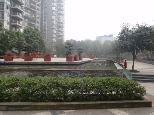 红河枫景中央喷泉