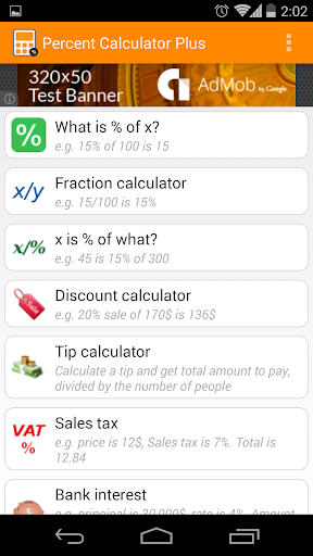 Percent Calculator Plus