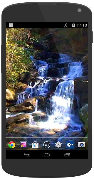 Android application Live Wallpapers: Waterfall screenshort