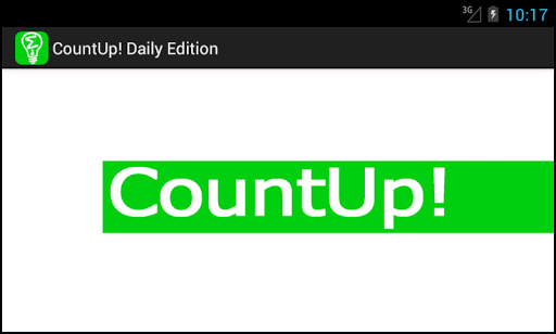 CountUp Daily Edition