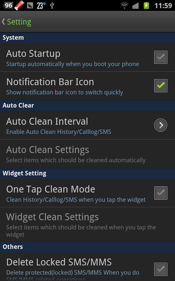 History Eraser Android