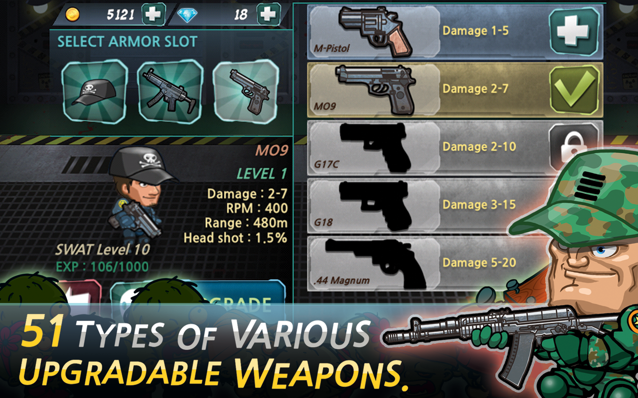 SWAT and Zombies Runner - screenshot