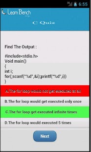 C Quiz Screenshots 1
