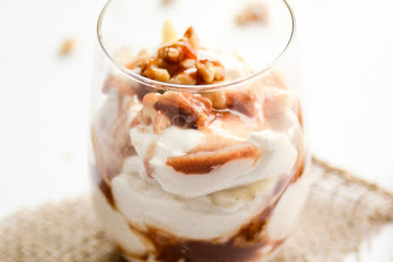 Vegan Caramel Banana Cream Parfait