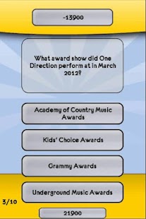 One Direction Music Trivia