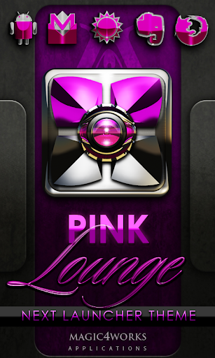 Next Launcher Theme Pink L