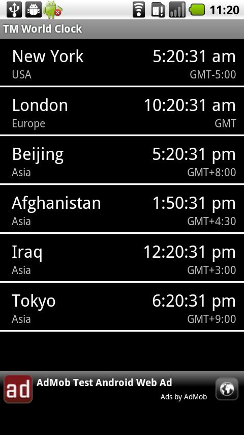 Forex Market Hours Clock Widget - 