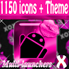 Pink Lipstick Theme + IconPack icon