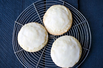 Glazed Meyer Lemon Cookies