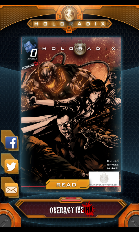 Jason Crost - Holoradix Comics Screen 1
