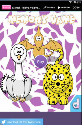 MEMOLI - memory game for kids