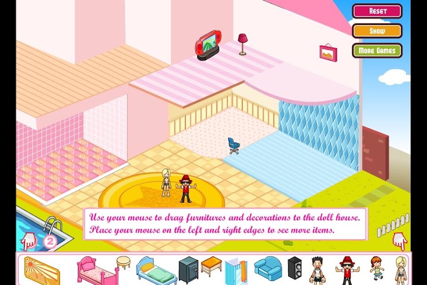 Doll House Decoration Screen 2