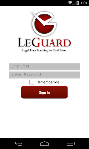 LeGuard Legal Fee Tracker