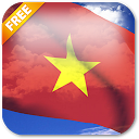 3D Vietnam Flag LWP mobile app icon