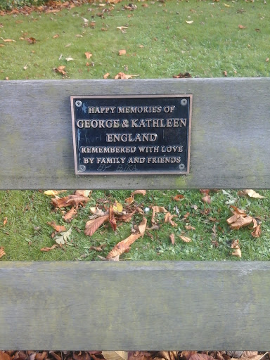 Saltwell Park: George And Kathleen Memorial Bench