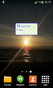 How to mod Hebrew Date Widget 3 mod apk for bluestacks