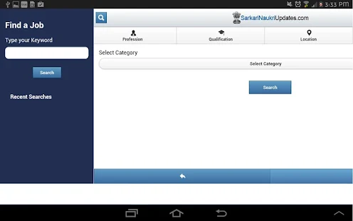   Govt Job search Sarkari Naukri- screenshot thumbnail   