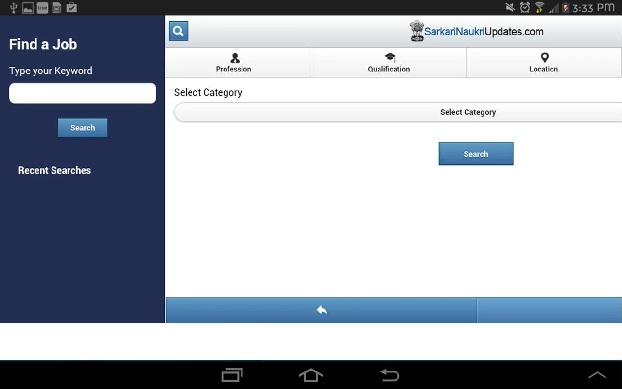    Govt Job search Sarkari Naukri- screenshot  