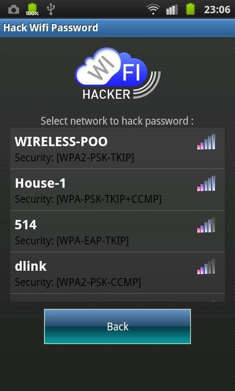 Hack WiFi mật khẩu trò đùa - screenshot