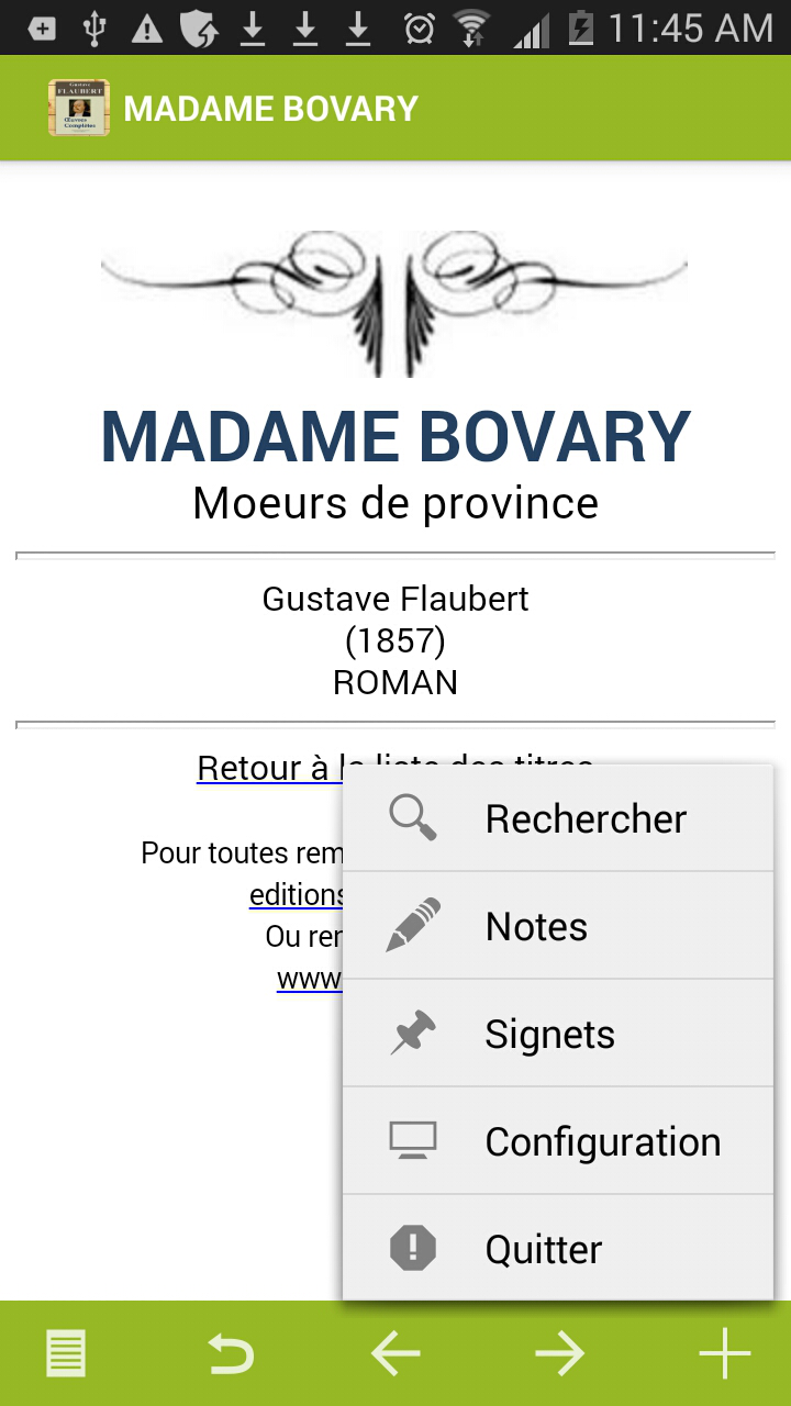 Flaubert : Oeuvres complètes Screen 2