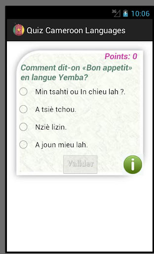 【免費教育App】Langues Camerounaises-Quiz-APP點子